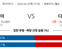 4월25일 탬파베이 vs 디트로이트 mlb 스포츠분석