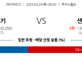 4월25일 콜로라도 vs 샌디에이고 mlb 스포츠분석