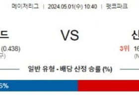 주요경기 5월1일 샌디에고 신시내티 MLB프로야구분석 해외스포츠