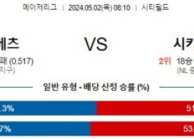 5월2일 뉴욕메츠 시카고컵스 MLB프로야구분석 해외스포츠