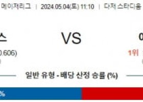 주요경기  5월4일 LA다저스 애틀랜타 MLB프로야구분석 해외스포츠