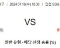 ﻿7월 10일 1830 KBO SSG 롯데 프로야구분석