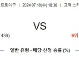 ﻿7월 10일 1830 KBO 키움 한화 프로야구분석