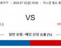 7월12일 1800 닛폰햄 소프트뱅크 NPB 프로야구분석