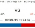 7월 12일 1830 ﻿KBO KIA SSG 프로야구분석