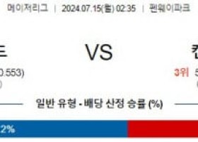 7월15일 0235 보스턴 캔자스시티 MLB프로야구분석 해외스포츠