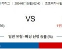 7월15일 0240 템파베이 클리블랜드 MLB프로야구분석 해외스포츠