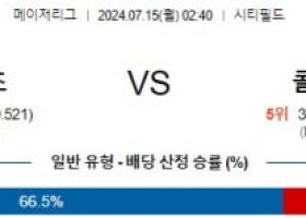 7월15일 0240 메츠 콜로라도 MLB프로야구분석 해외스포츠