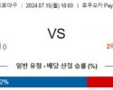 7월15일 1800 소프트뱅크 치바롯데 NPB 프로야구분석