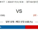 7월17일 1830 KIA 삼성 KBO 프로야구분석