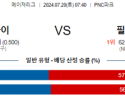 7월20일 0740 MLB 피츠버그 필라델피아 해외야구분석 스포츠분석