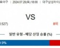 7월20일 1800 삼성 롯데 KBO 프로야구분석