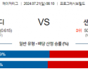 7월21일 0810 MLB 클리블랜드 샌디에이고 해외야구분석 스포츠분석