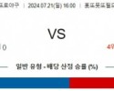 7월21일 1600 오릭스 라쿠텐 NPB 프로야구분석