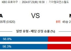 7월23일 1830 KIA NC KBO 프로야구분석