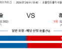 7월24일 1040 오클랜드 휴스턴 MLB프로야구분석 해외스포츠