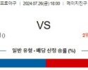 7월26일 1800 야쿠르트 히로시마 NPB 프로야구분석