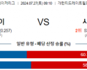 7월27일 0910 시카고화이트삭스 시애틀 MLB프로야구분석 해외스포츠