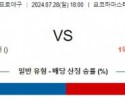 7월28일 1800 요코하마 요미우리 NPB 프로야구분석