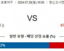 7월28일 1800 한신 주니치 NPB 프로야구분석