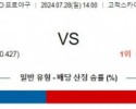 7월28일 1400 키움 KIA KBO 프로야구분석