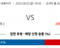 8월 2일 1800 NPB 오릭스 지바롯데 한일야구분석 스포츠분석