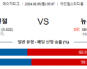 8월5일 0507 MLB LA에인절스 뉴욕메츠 해외야구분석 스포츠분석