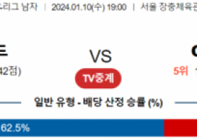 1월 10일 1900 V리그 남자 우리카드 vs OK금융그룹 국내배구분석