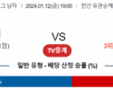 1월 12일 1900 V리그 남자 현대캐피탈 vs 대한항공 국내배구분석