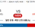 1월 13일 1600 V리그 여자 GS칼텍스 vs 기업은행 국내배구분석