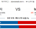 8월6일 06:15세인트루이스 뉴욕메츠 MLB프로야구분석 해외스포츠