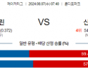 8월7일 07:40 MLB 마이애미 신시내티 해외야구분석 스포츠분석