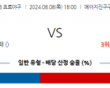 8월 8일 18:00 NPB 야쿠르트 한신 한일야구분석 스포츠분석