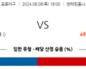 8월 8일 18:00 NPB 주니치 요코하마 한일야구분석 스포츠분석