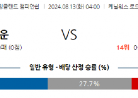 8월12일 잉글랜드 챔피언쉽 루턴 번리 해외축구분석 스포츠분석