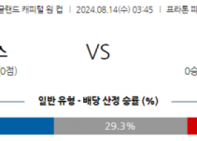 8월14일 잉글랜드 캐피털원컵 포츠머스 밀월 해외축구분석 스포츠분석