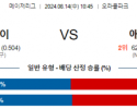 8월14일 10:45 샌프란시스코 애틀랜타 MLB프로야구분석 해외스포츠