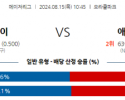 8월15일 10:45 MLB 샌프란시스코 애틀랜타 해외야구분석 스포츠분석