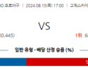 8월 15일 17:00 KBO 키움 KIA 한일야구분석 스포츠분석