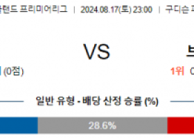 8월17일 EPL에버턴 브라이턴 해외축구분석 스포츠분석