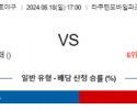 8월 18일 17:00 NPB 라쿠텐 세이부 한일야구분석 스포츠분석