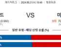 8월21일 10:40 샌디에고 미네소타 MLB프로야구분석 해외스포츠