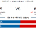 8월22일 08:07 MLB 토론토 신시내티 해외야구분석 스포츠분석