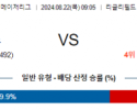 8월22일 09:05 MLB 시카고컵스 디트로이트 해외야구분석 스포츠분석