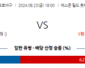 8월 23일 18:00  NPB 니혼햄 소프트뱅크 한일야구분석 스포츠분석