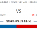 8월 25일 14:00 KBO 키움 LG 한일야구분석 스포츠분석