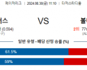 8월30일 11:10 MLB LA다저스 볼티모어 해외야구분석 스포츠분석