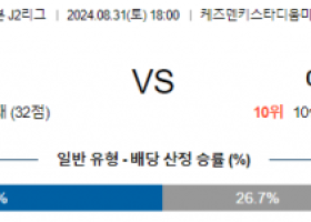 8월31일 J리그2 미토홀릭 에히메 아시아축구분석 스포츠분석