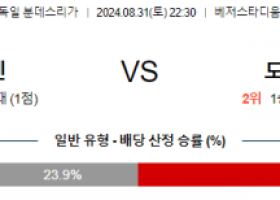 8월31일 분데스리가 브레멘 도르트문트 해외축구분석 스포츠분석