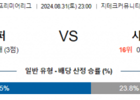 8월31일 프리미어리그 브렌트퍼드 사우스햄튼 해외축구분석 스포츠분석